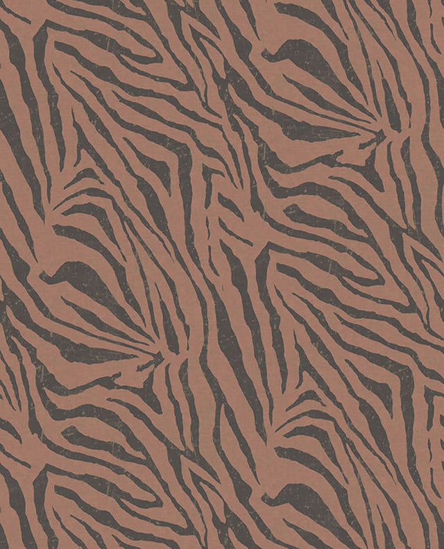 Zebra Blush Wall Mural with Bohemian Nature Zebra Print - Eijffinger EJ300605
