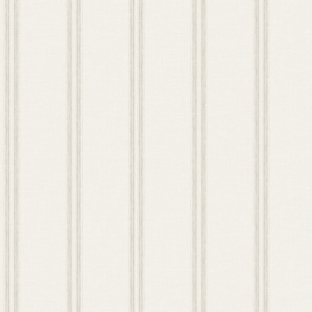 Johnny Grey Stripes Wallpaper with Linen-Inspired Stripe Pattern - Chesapeake 3119-13074