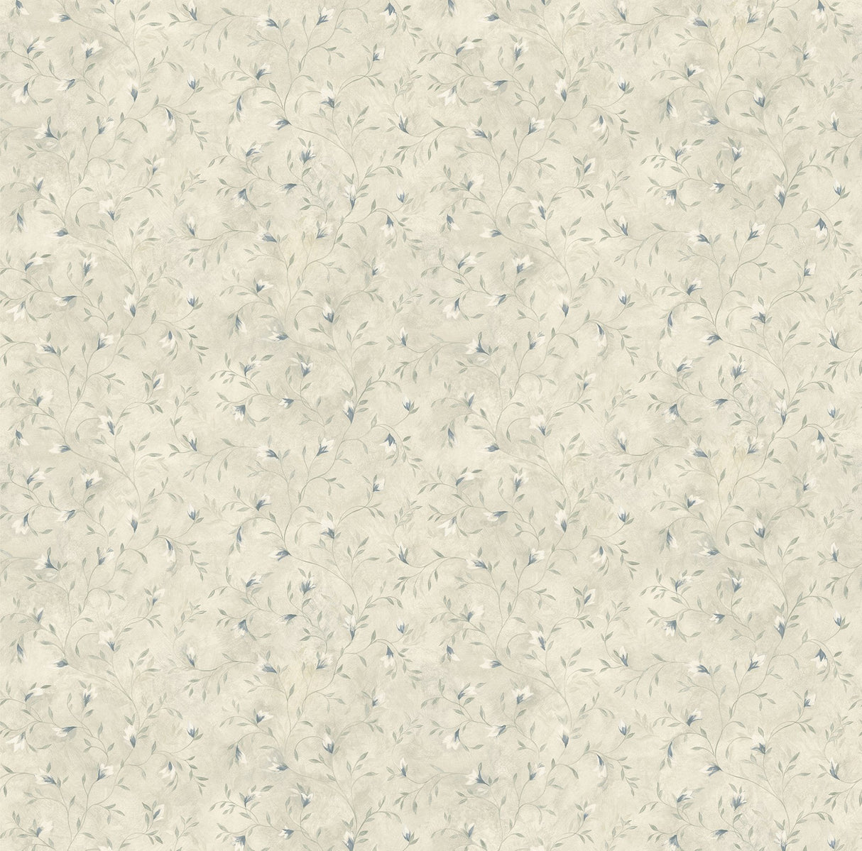 Eleanor Beige Folk Botanical Trail Wallpaper