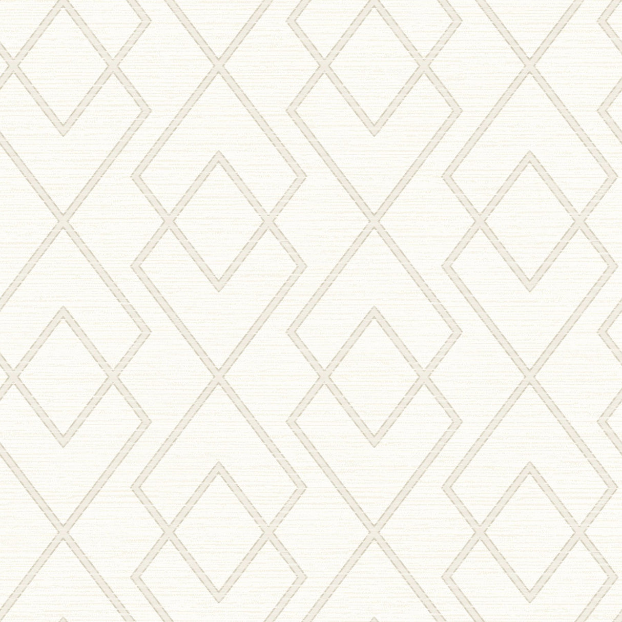 Blaze Taupe Trellis Wallpaper with Modern Trellis & Lattice Pattern - Chesapeake 3123-12423