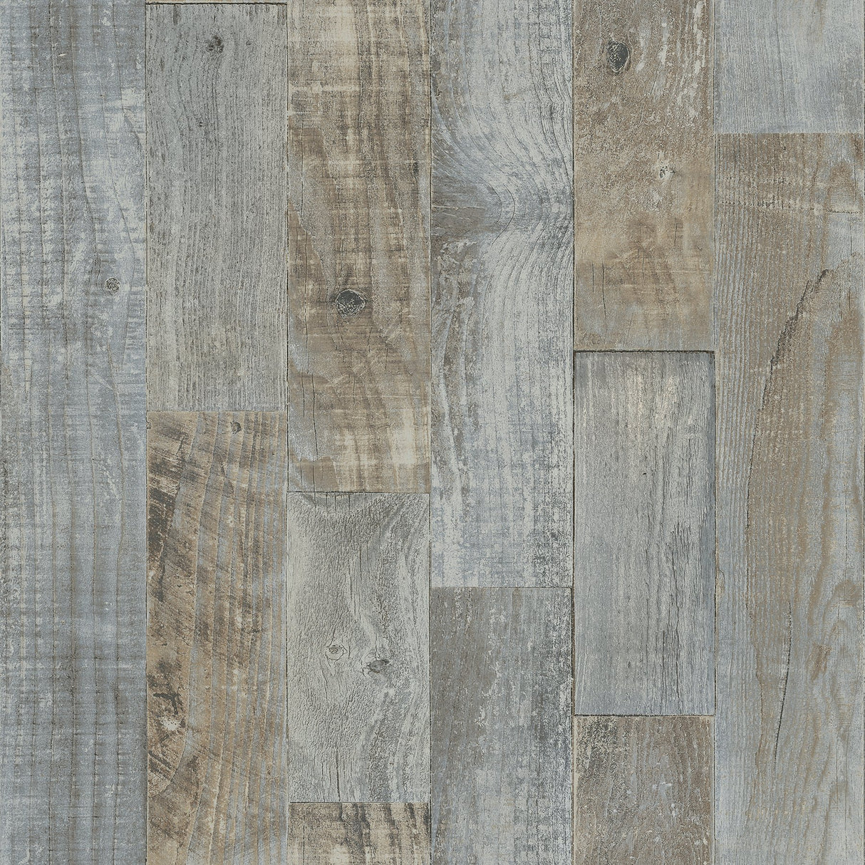 Chebacco Slate Wooden Planks Wallpaper with Rustic Wood Plank Motif - Chesapeake 3123-12691
