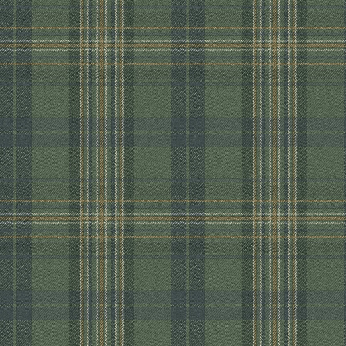 Austin Green Plaid Wallpaper