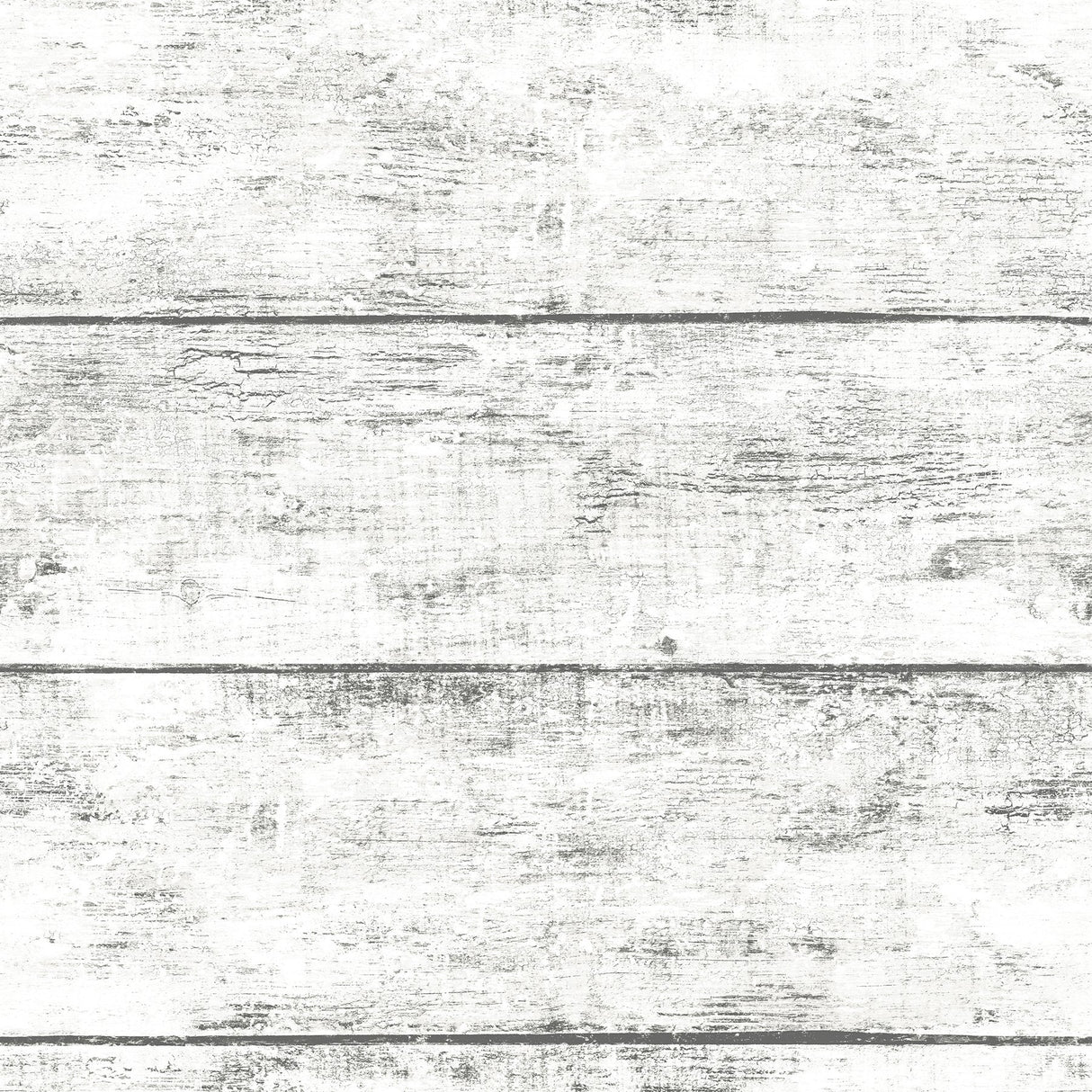 Cabin White Wood Planks Wallpaper with Textured Weathered Plank Pattern - Chesapeake 3124-13971