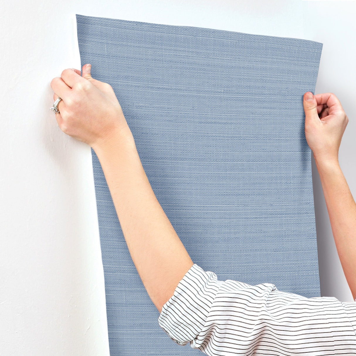 Spinnaker Denim Netting Wallpaper