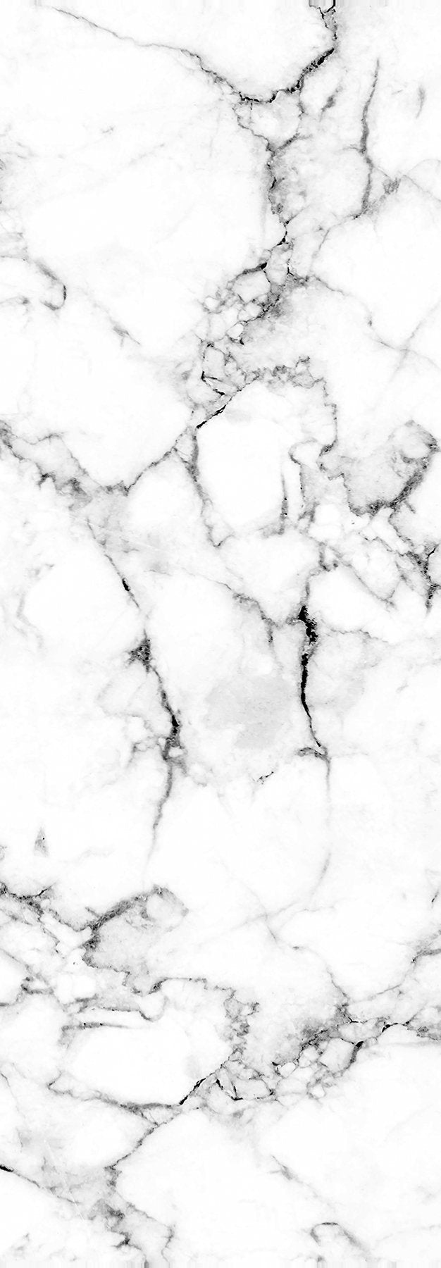 Marble Locker Decal Black & White Peel & Stick Mural