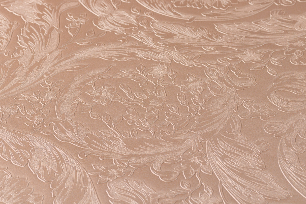 Sublime Rose Gold by Versace Volume 4 Metallic Acanthus Wallpaper – Versace 366922X