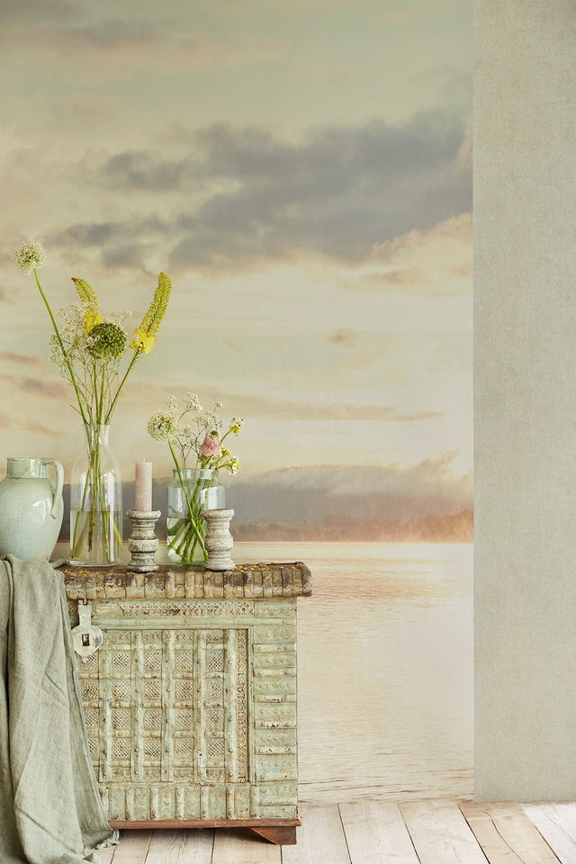 From Dusk To Dawn Pastel Scenic Nature Wall Mural - Eijffinger EJ379103