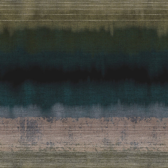 Bedrock Teal Green Ombre Bohemian Wall Mural - Eijffinger EJ391561