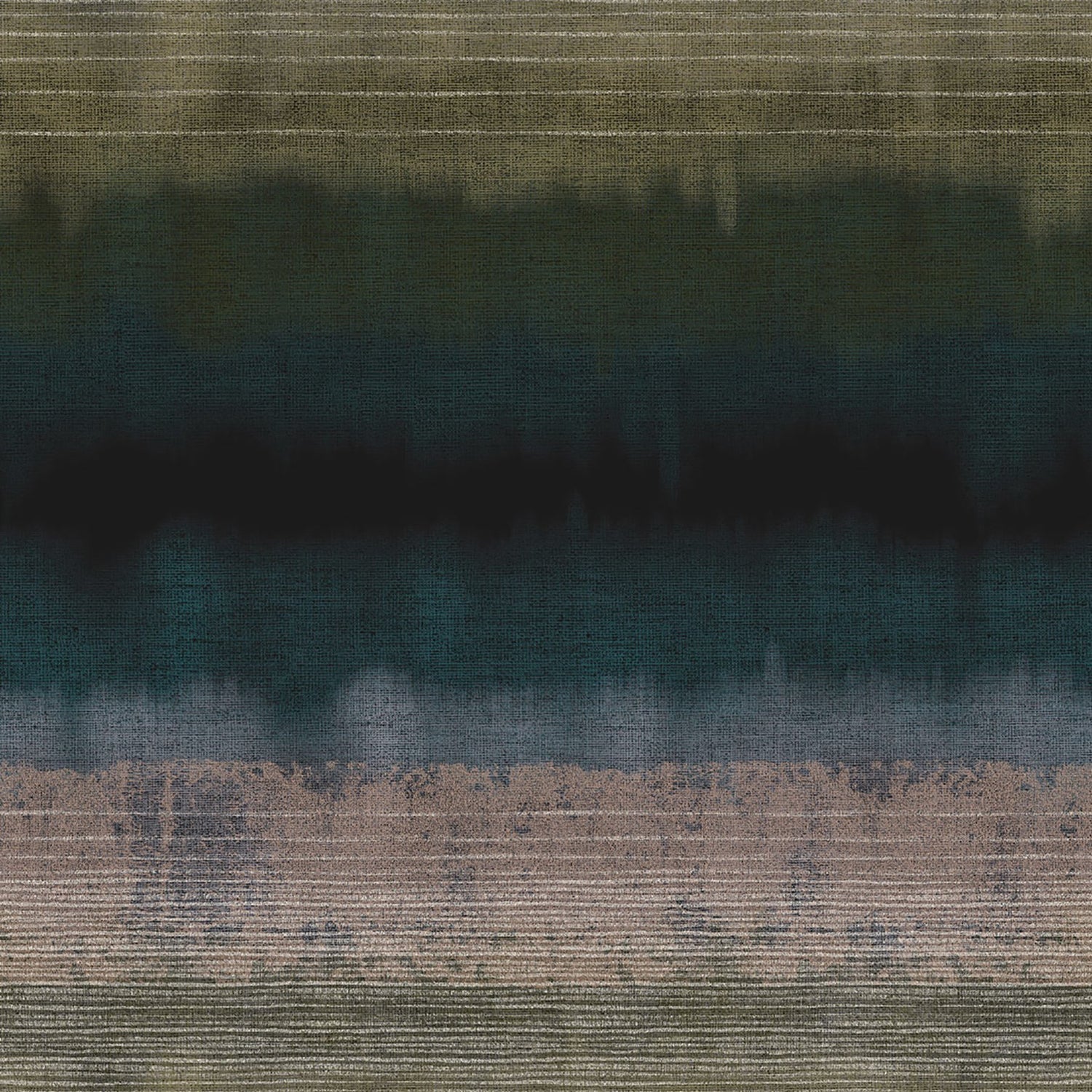 Bedrock Teal Green Wall Mural