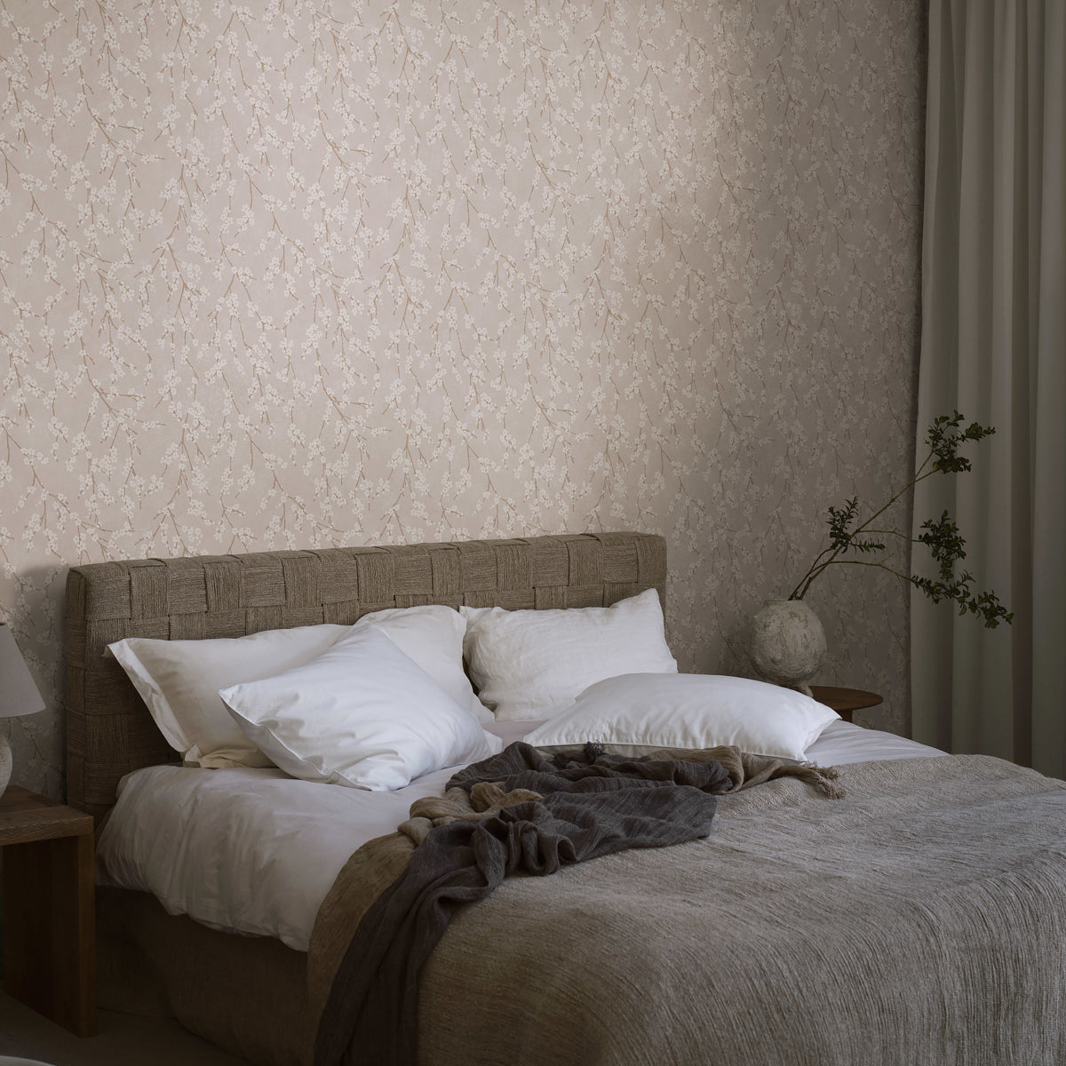 Alice Blush Floral Wallpaper by Boråstapeter – Schumacher 3977
