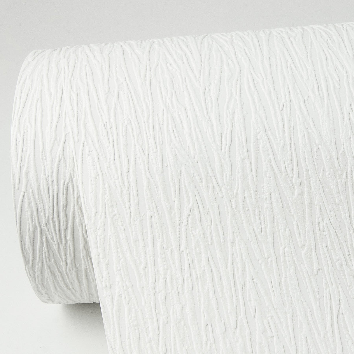 Kiefer White Bark Paintable Textured Wallpaper - Brewster 4000-1048-16