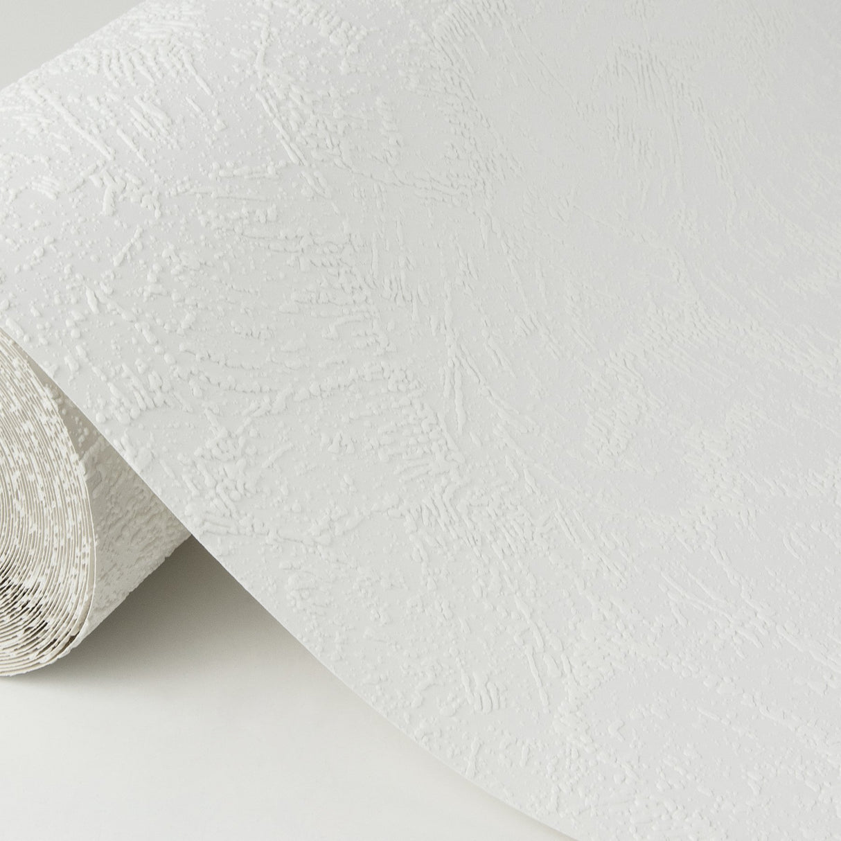 Gustave White Plaster Paintable Wallpaper with Abstract Texture Pattern, Modern Style - Brewster 4000-2516-19