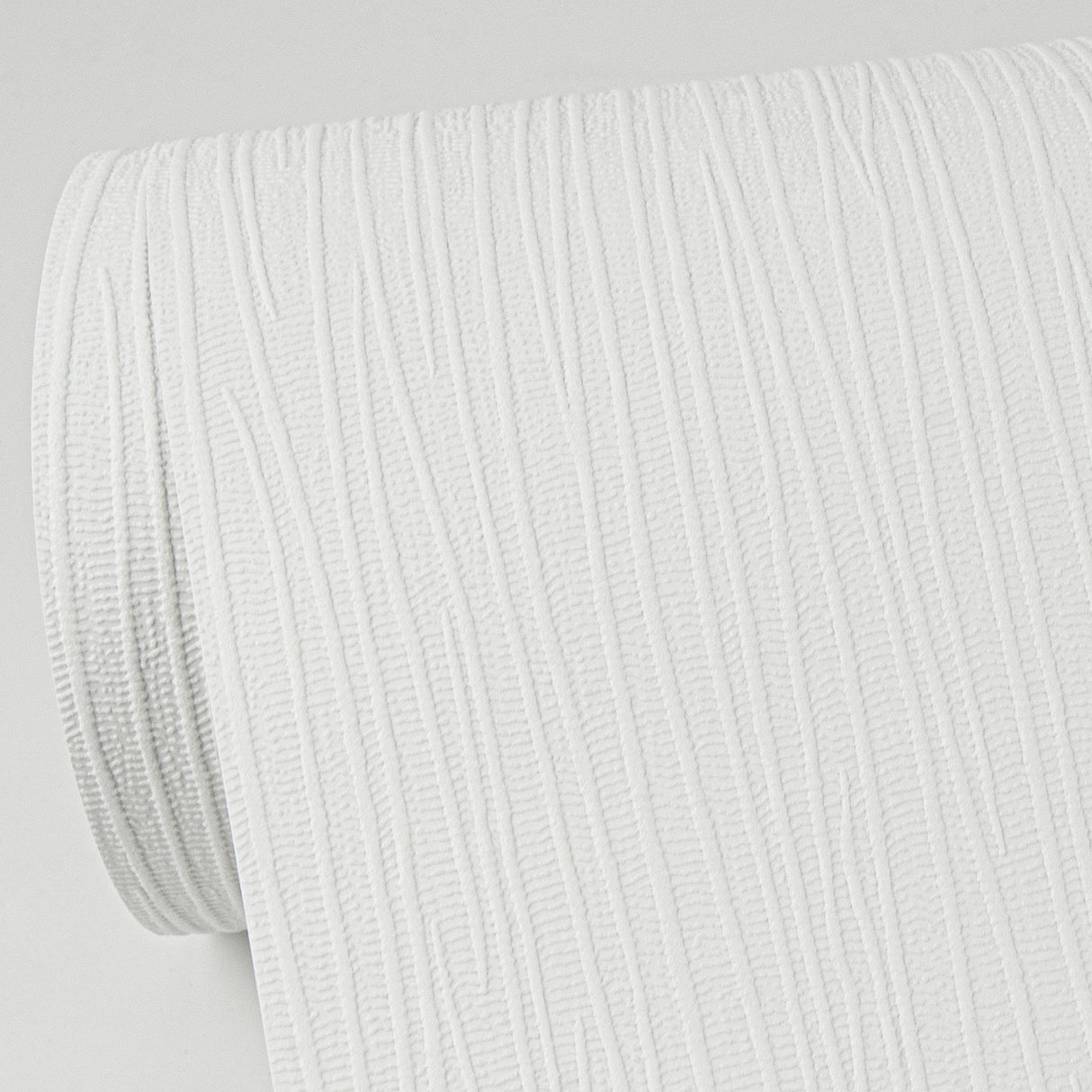 Albrecht White Vertical Paintable Wallpaper with Textured Abstract Lines - Brewster 4000-5412-60