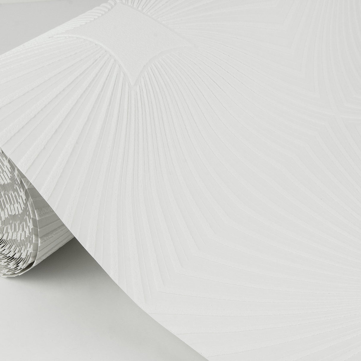 Silvie White Tin Burst Paintable Wallpaper with Textured Starburst Pattern - Brewster 4000-6639-17