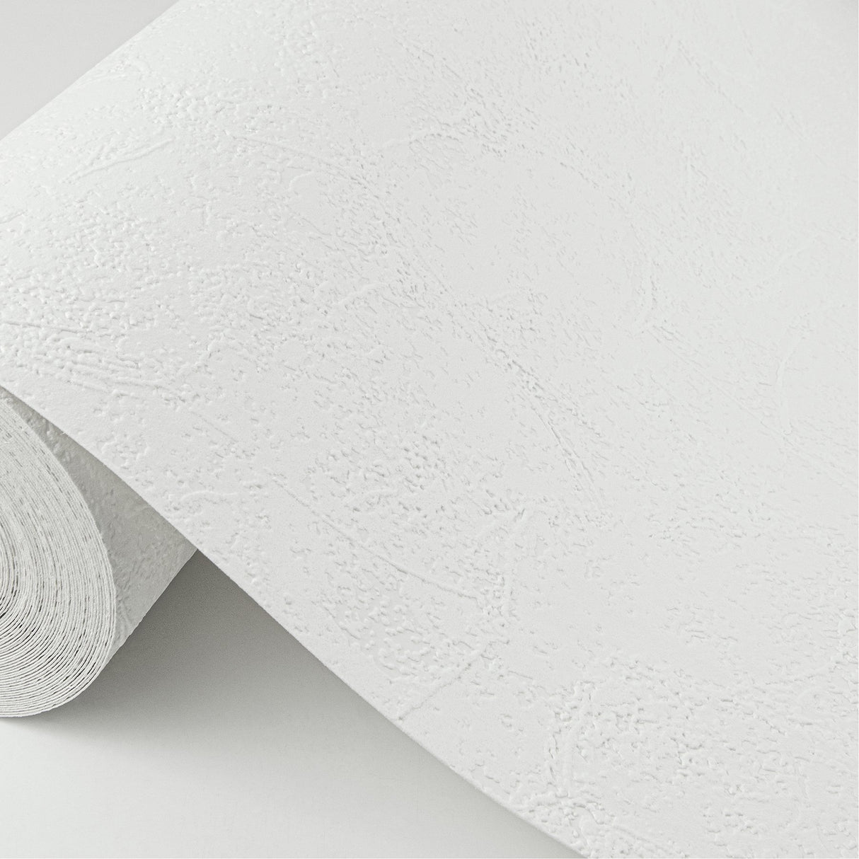 Cale White Stucco Paintable Wallpaper with Textured Abstract Pattern - Brewster 4000-67473