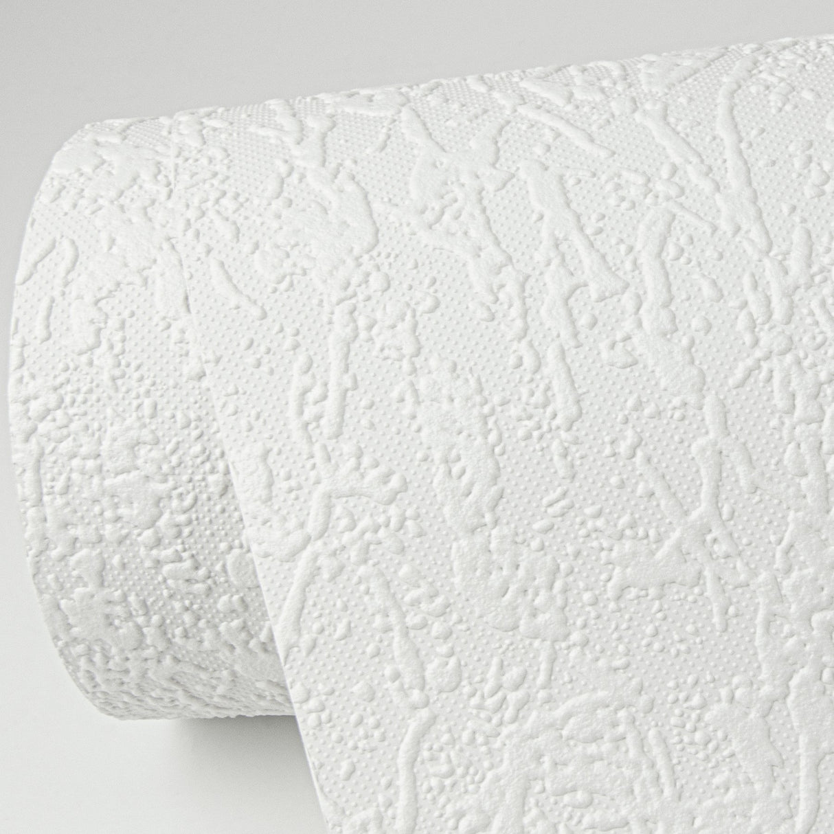 Freese White Splatter Paintable Wallpaper with Raised Ink Texture - Brewster 4000-96295