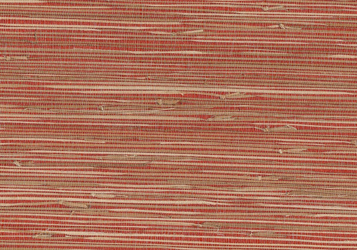 Rio Brick Grasscloth Wallpaper with Textures Traditional Style - Brewster 4018-0022