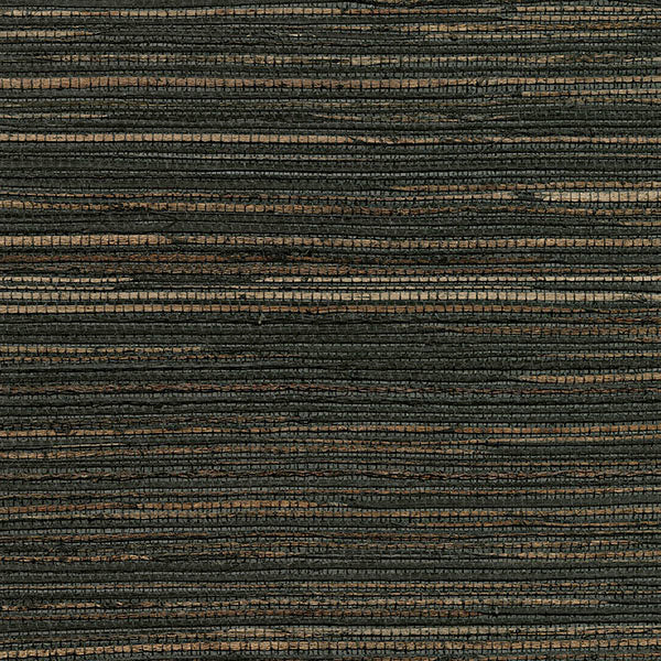 Shandong Charcoal ramie grasscloth wallpaper swatch