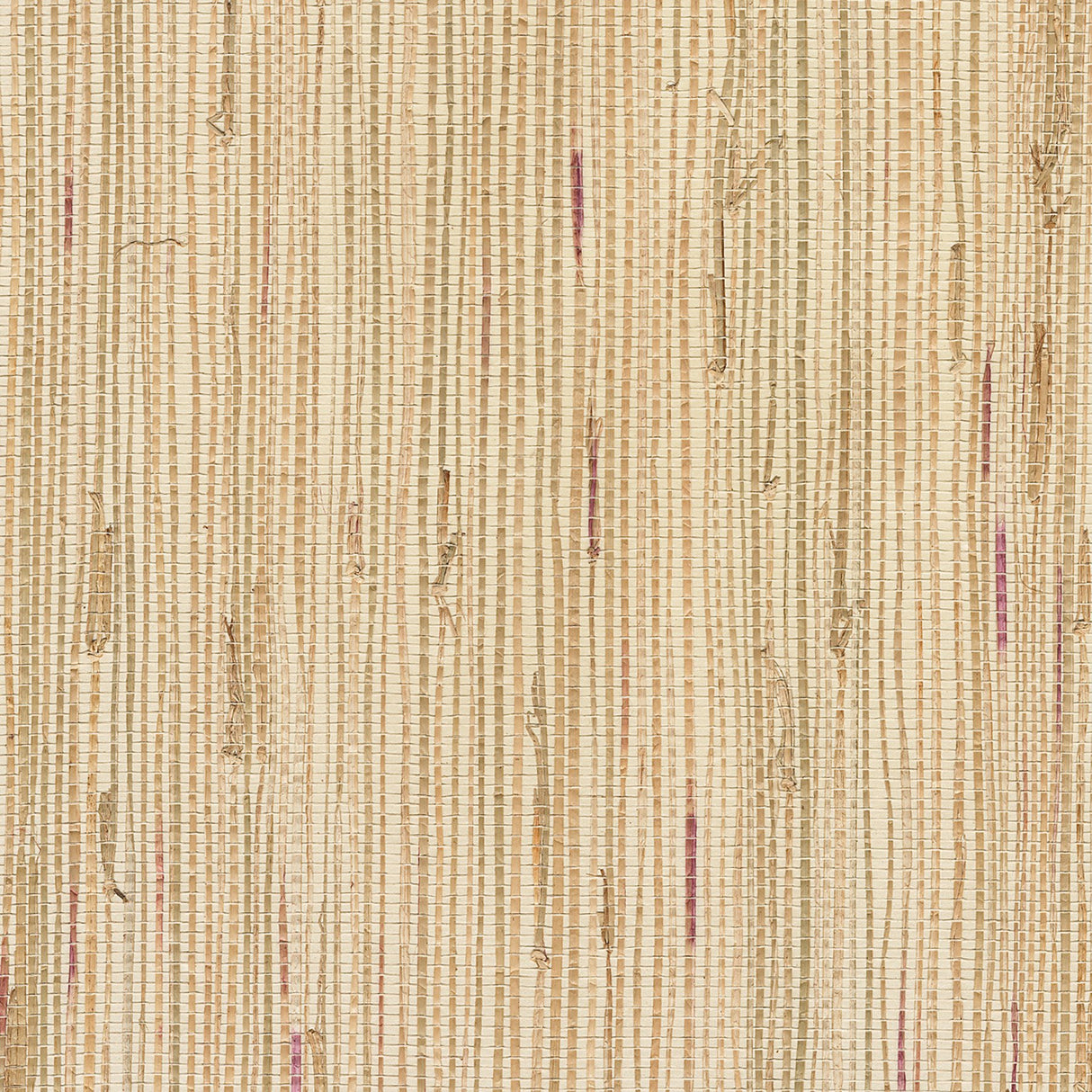 Andrei Olive Grasscloth Wallpaper with Wide Flat Weave Texture - Advantage 4018-0048