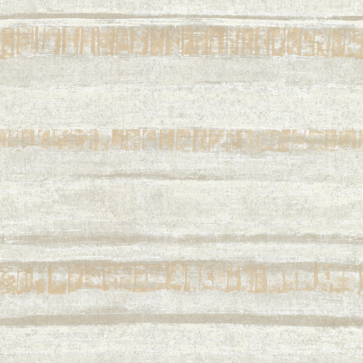 Rakasa Gold Distressed Stripe Wallpaper with Metallic Foil Modern Stripes - Brewster 4019-86416