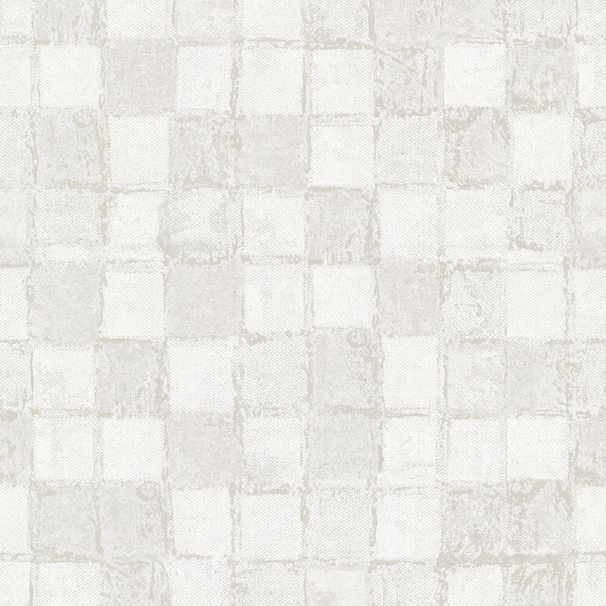 Varak Platinum Checkerboard Wallpaper with Metallic Textured Geometric Pattern - A-Street Prints 4019-86419