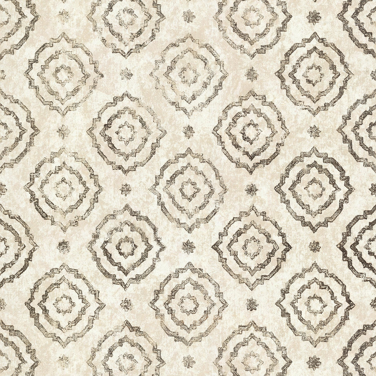Uma Gold Star Medallion Wallpaper with Metallic Foil on Non Woven - A-Street Prints 4019-86463
