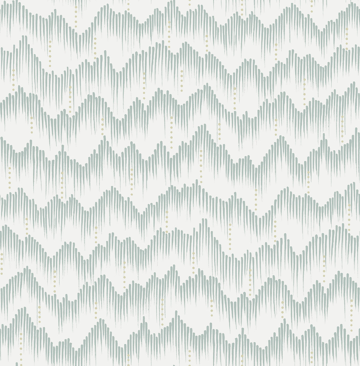 Holmby Seafoam Brushstroke Zigzag Wallpaper by A-Street Prints - FD26776
