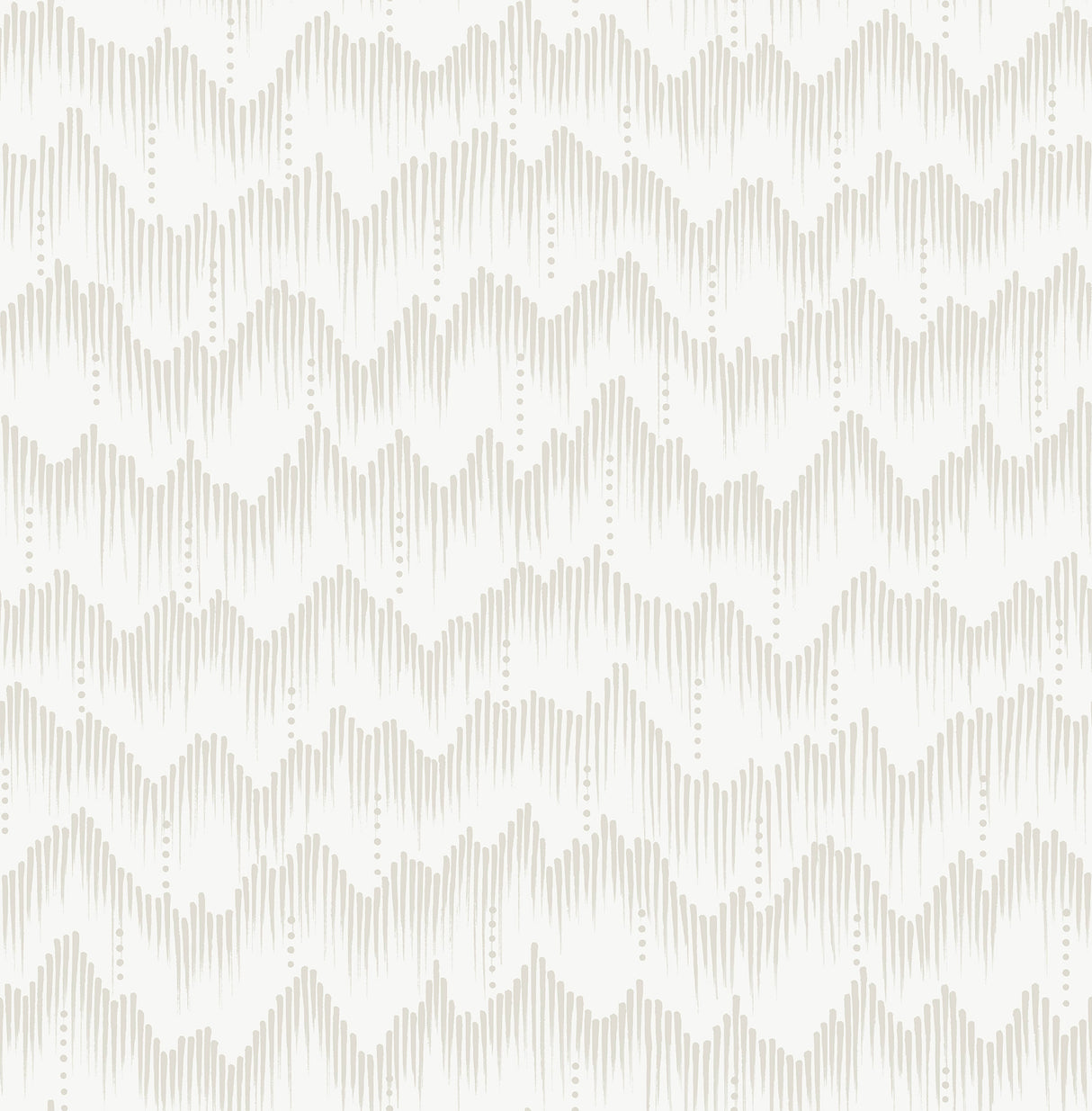Holmby Bone Brushstroke Zigzag Wallpaper by A-Street Prints