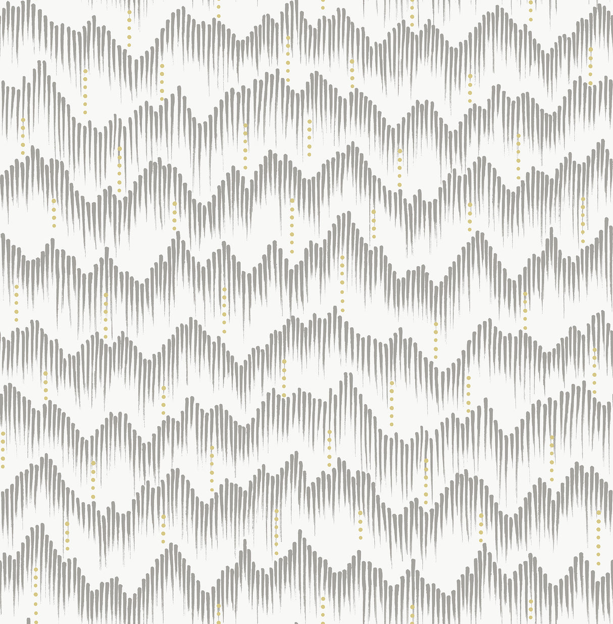 Holmby Grey Brushstroke Zigzag Wallpaper by A-Street Prints - FD26779