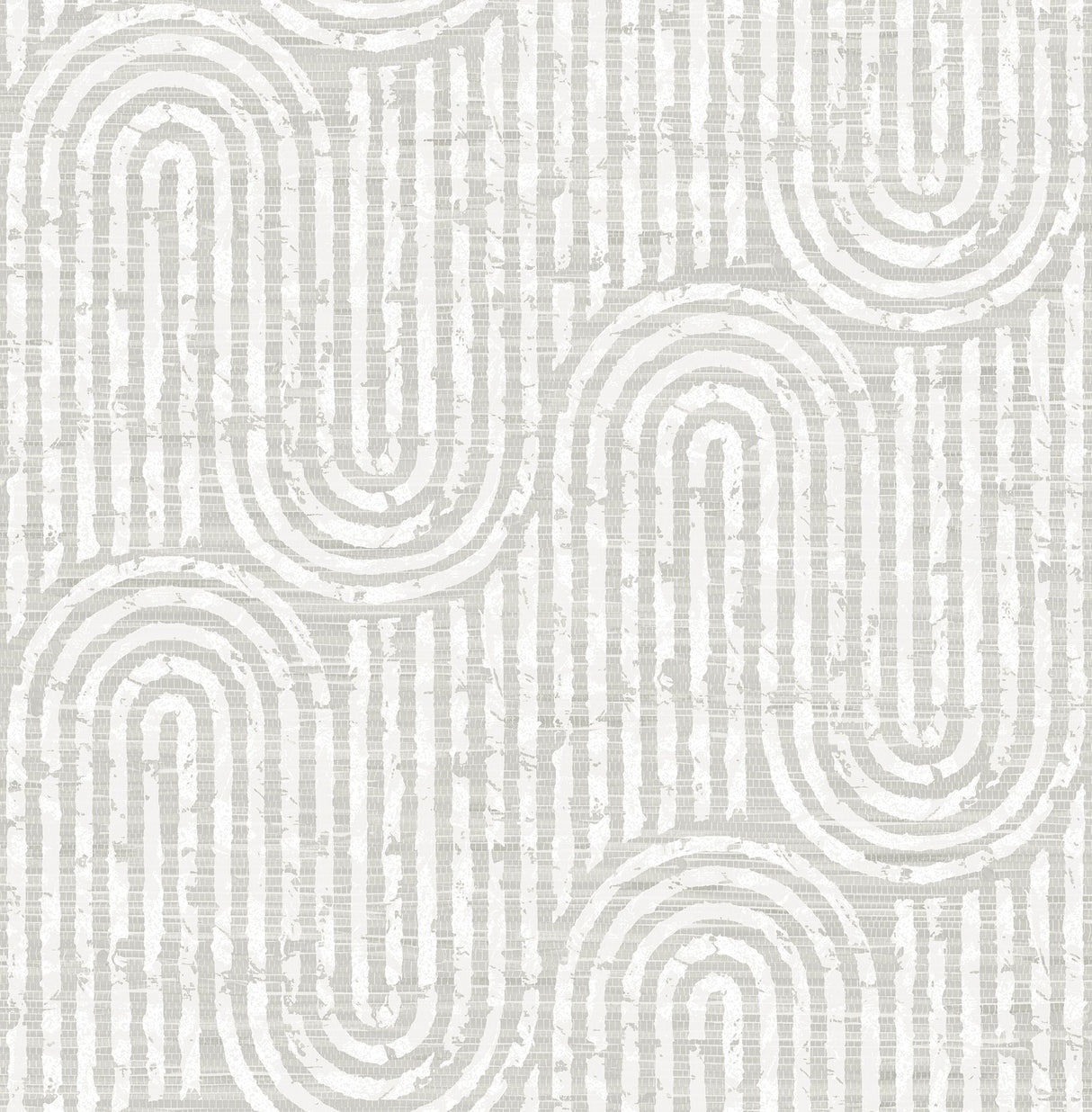 Trippet Bone Zen Waves Wallpaper with Modern Geometric Pattern - A-Street Prints 4034-26787