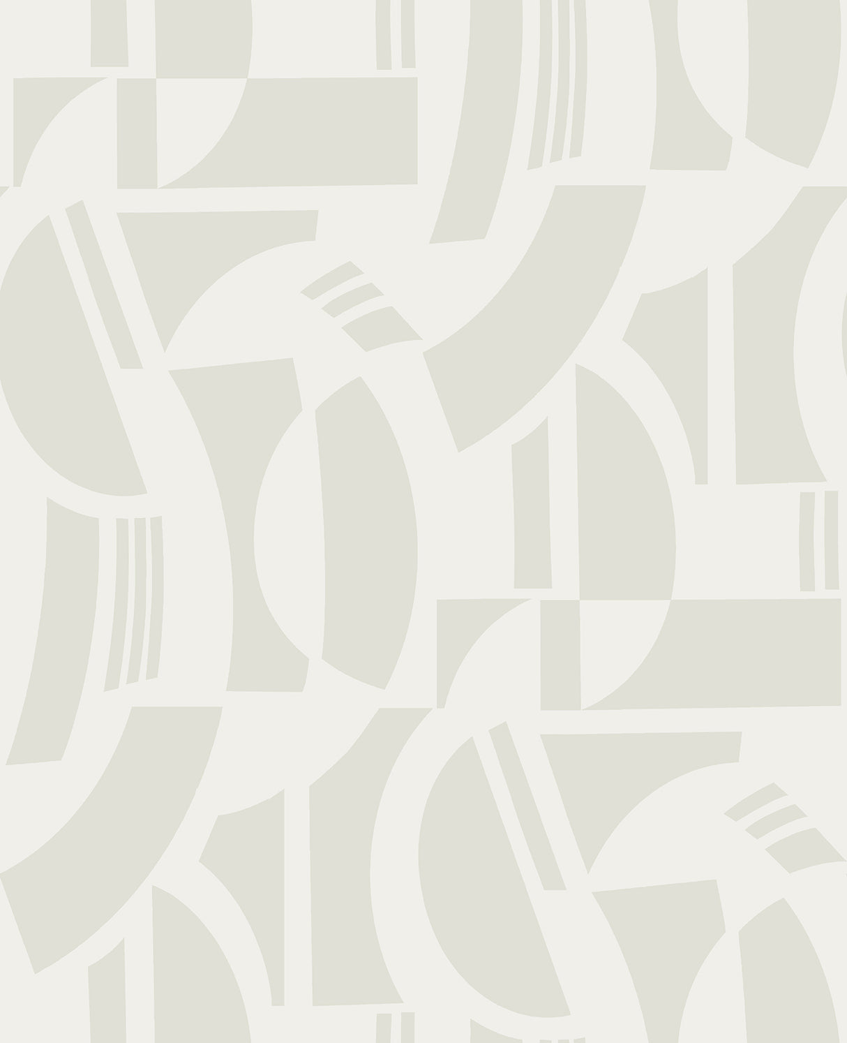 Carter Cream Geometric Flock Wallpaper by A-Street Prints