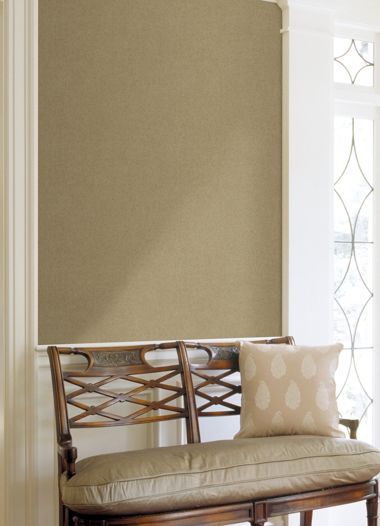 Colter Light Brown Texture Wallpaper with Distressed Textures Industrial Style - Advantage 4041-35617