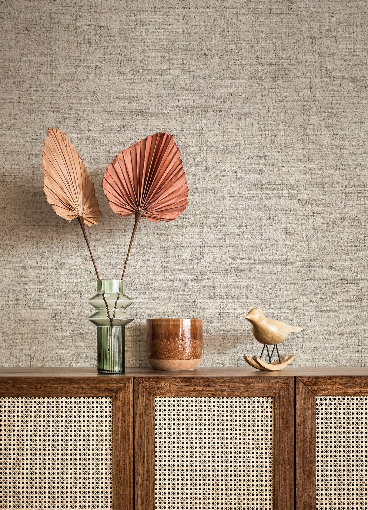 Yurimi Grey Distressed Wallpaper with Abstract Distressed Textures - Advantage 4044-32261-8