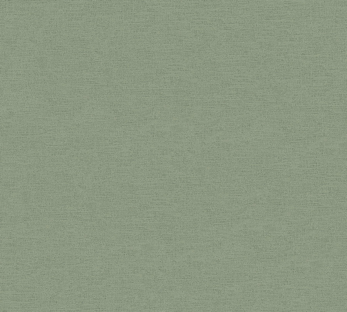 Estefan Dark Green Distressed Texture Wallpaper with Faux Linen Abstract Pattern - Advantage 4044-37178-7