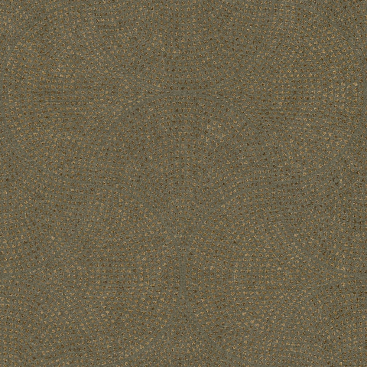 Bel Air Copper Fan Brown Geometric Modern Vinyl on Non Woven Wallpaper - Advantage 4044-38027-3