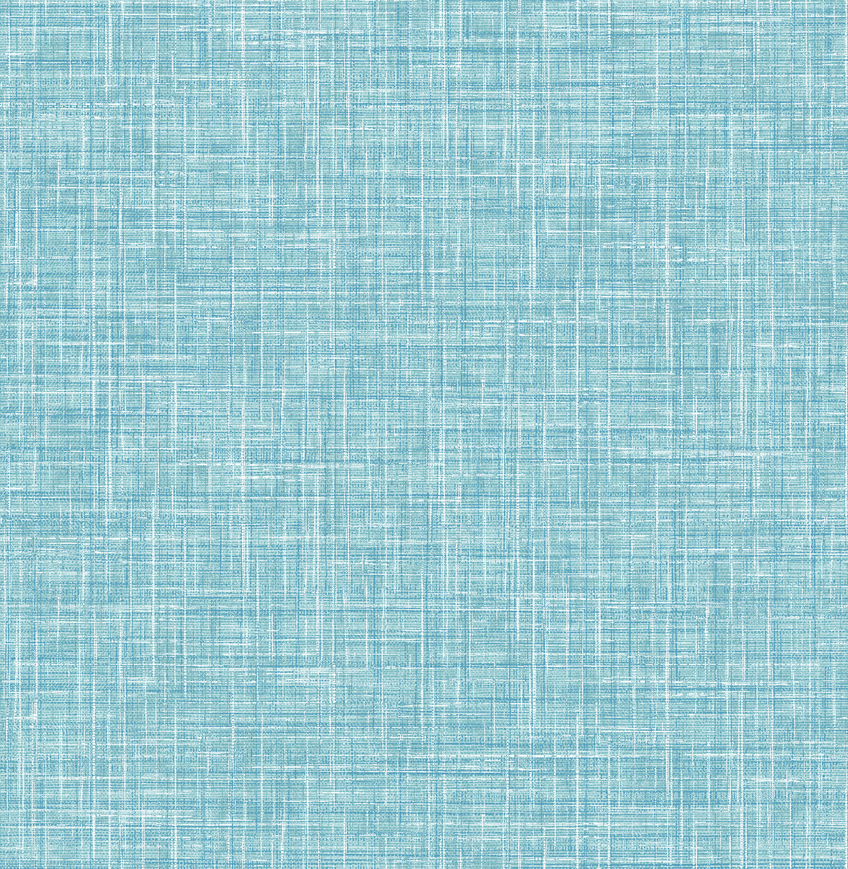Emerson Aqua Linen Wallpaper by A-Street Prints - Non Woven Faux Linen Fabric Texture in Blue - FD26352