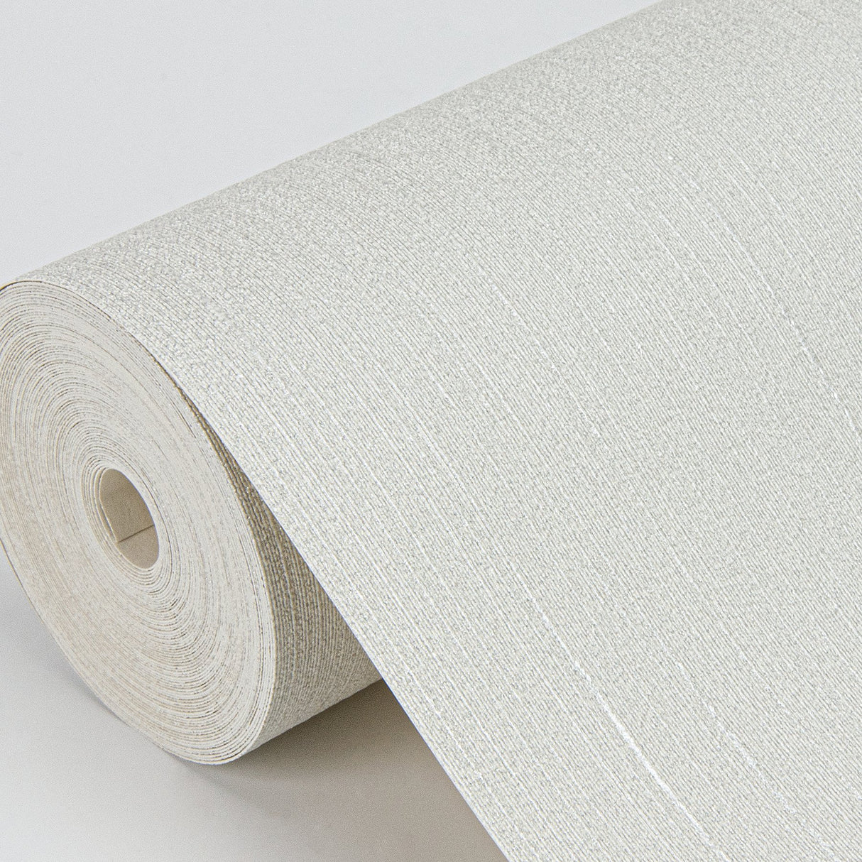 Pietra Silver Silk Wallpaper with Glitter Metallic Fabric Texture - Sirpi 4058-21765
