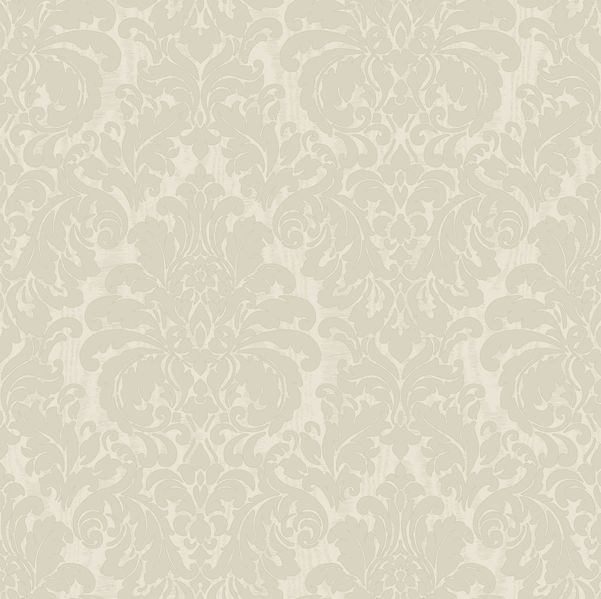 Betina White Damask Wallpaper with Metallic Textured Finish - Sirpi 4058-24804
