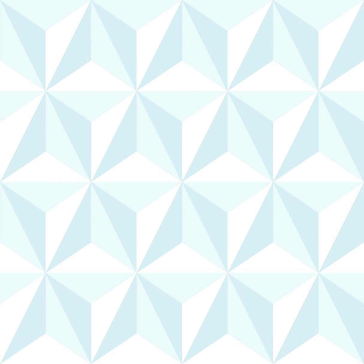 Adella Sky Blue Geometric Wallpaper with Kids Graphic Geometric Pattern - Chesapeake 4060-138912