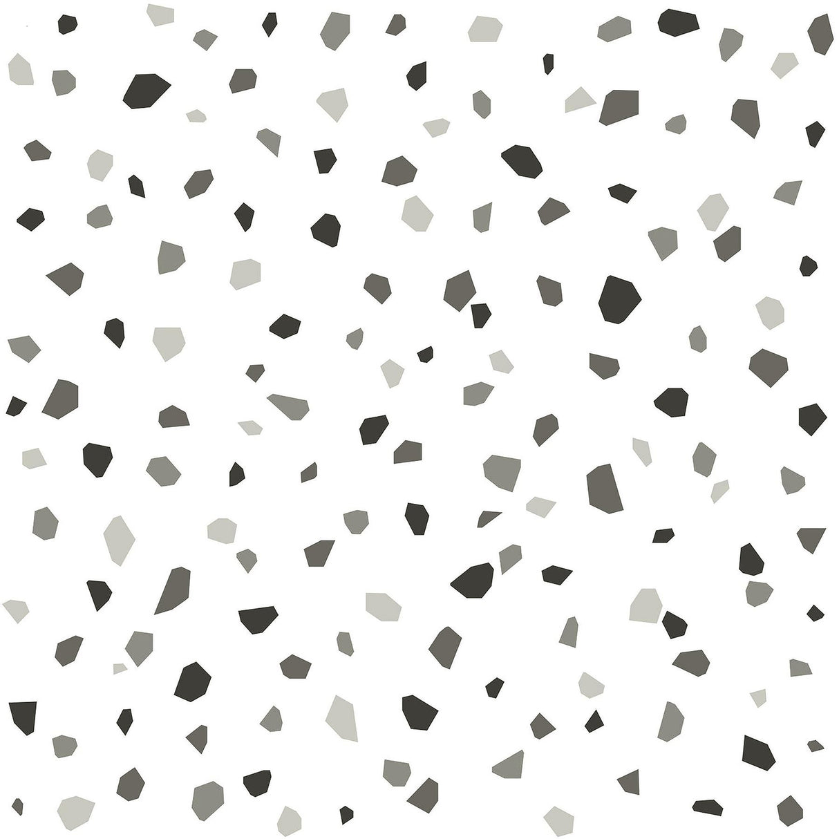 Ona Charcoal Terrazzo Wallpaper with Abstract Bohemian Pattern - Chesapeake 4060-139034