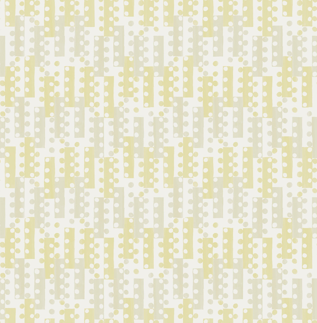 Erik Yellow Building Blocks Wallpaper with Retro Geometric Pattern - A?Street Prints 4066-26507