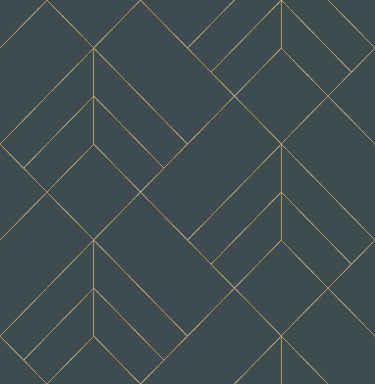 Sander Slate Geometric Wallpaper with Metallic Diamond Grid - A-Street Prints 4066-26546