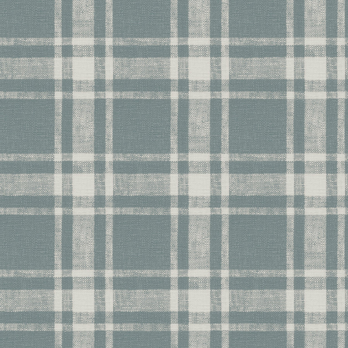 Antoine Denim Flannel Wallpaper with Fabric & Woven Textures Plaid - Chesapeake 4072-70021