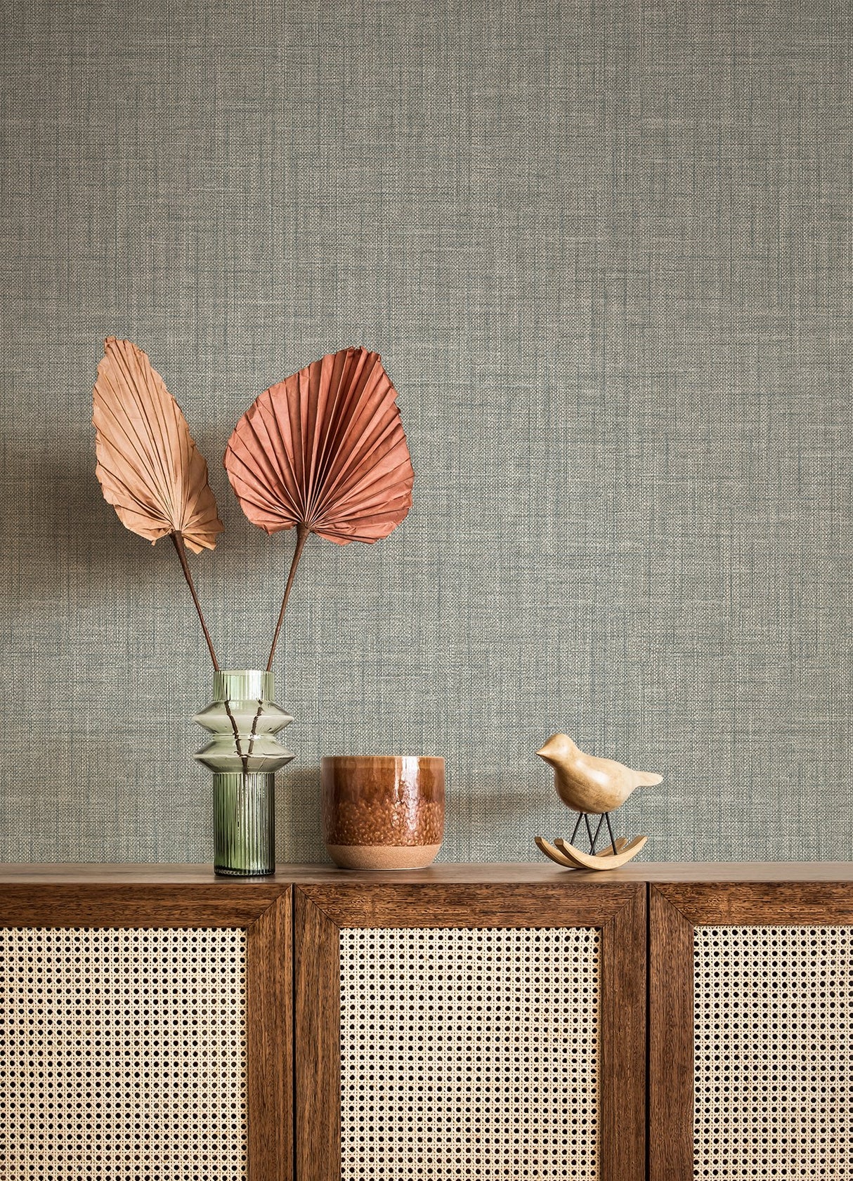Lanister Stone Texture Wallpaper with Fabric & Woven Textures Pattern, Modern Style - A-Street Prints 4080-26234