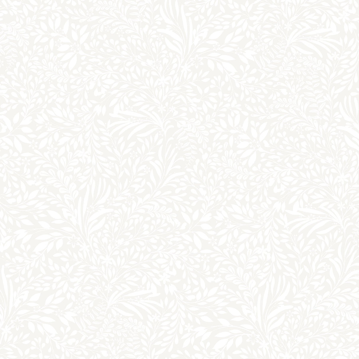 Kristina Off White Botanical Wallpaper with Scandinavian Non Woven Leafy Vine Pattern - A-Street Prints 4080-92119
