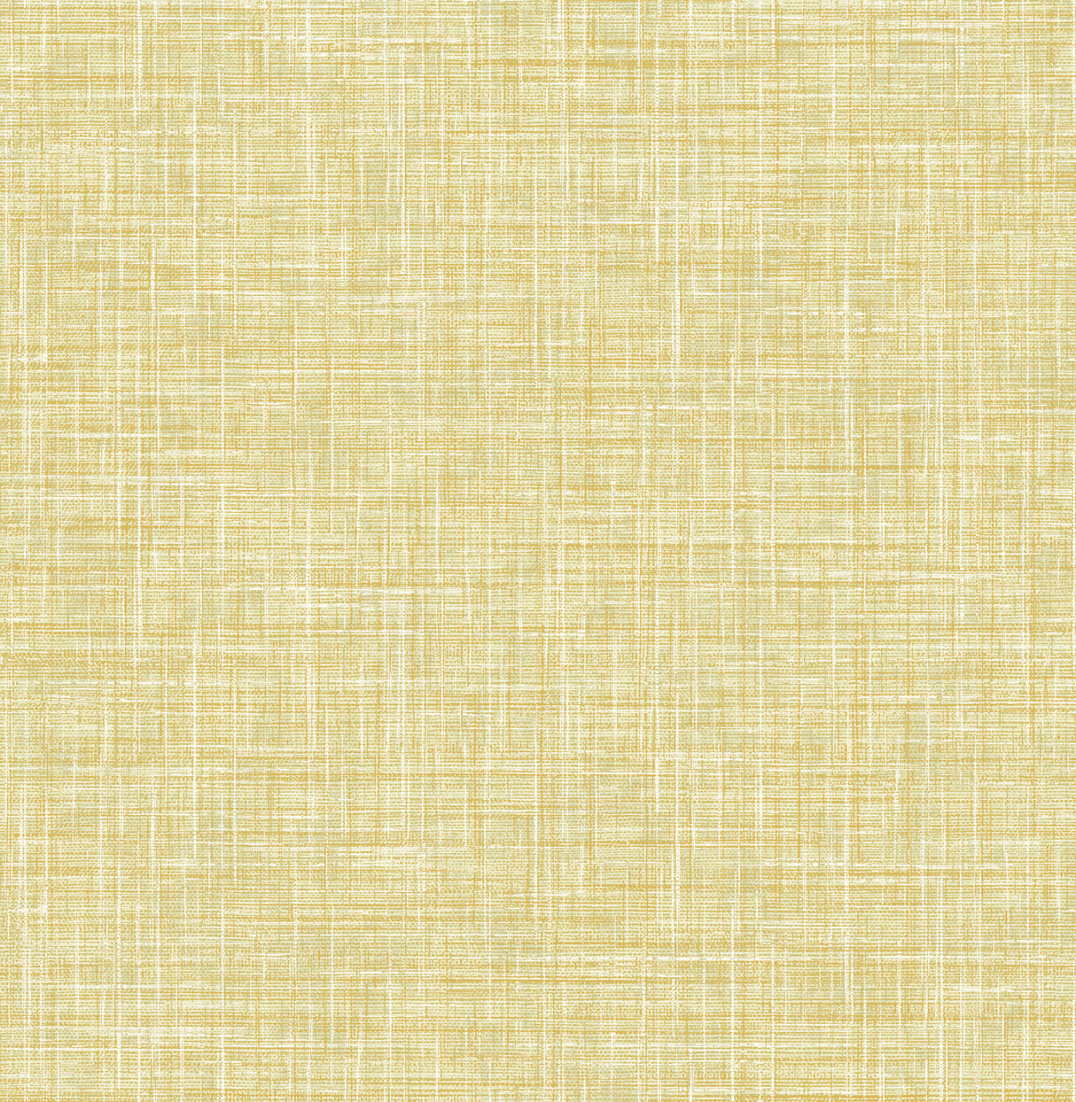 Emerson Yellow Faux Linen Wallpaper by A-Street Prints - FD26356