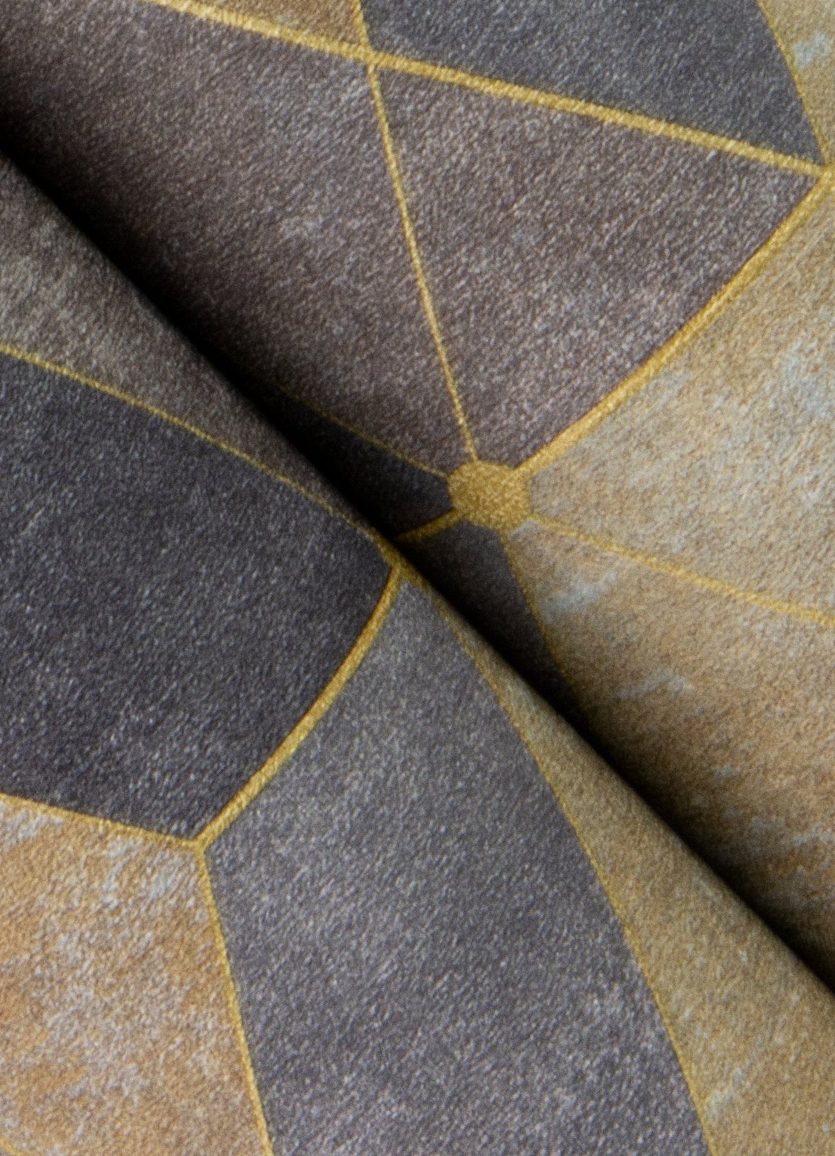 Muir Neutral Geo Wallpaper with Textured Geometric Tile Motif - Advantage 4082-382022