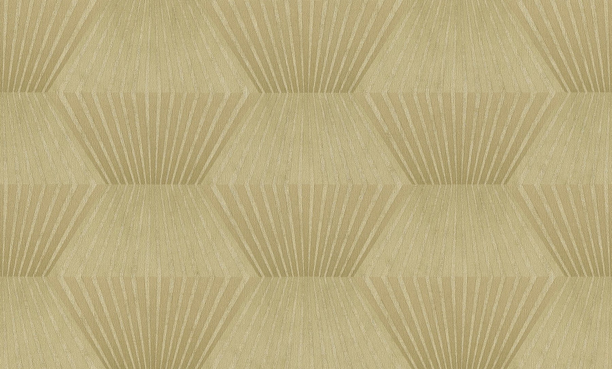 Lehnmann Gold Geo Wallpaper with Metallic Textured Geometric Pattern - Advantage 4082-382044