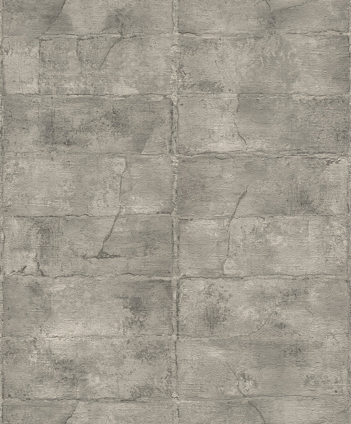 Clay Grey Stone Textured Wallpaper with Stone Graphic Motif - Advantage 4096-520156