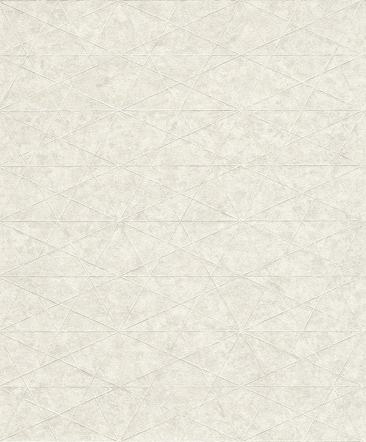 Seth White Triangle Wallpaper with Textured Geometric Pattern - Advantage 4096-554311